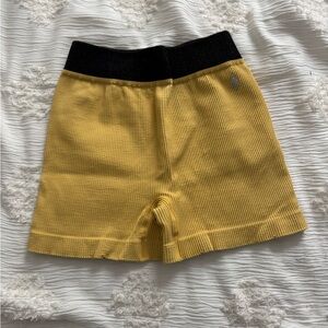 Yellow Free People Movement Yoga Shorts Size Medium